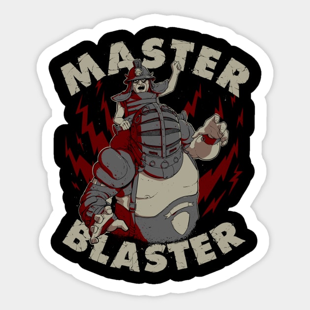 Master Blaster V2 Sticker by hafaell